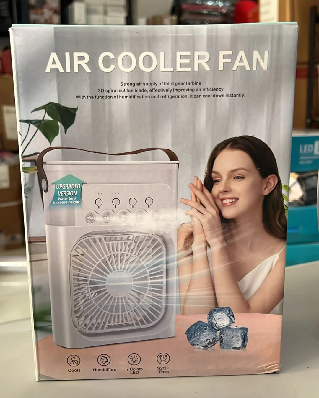 Mini Enfriador de Aire Portátil 3 en 1